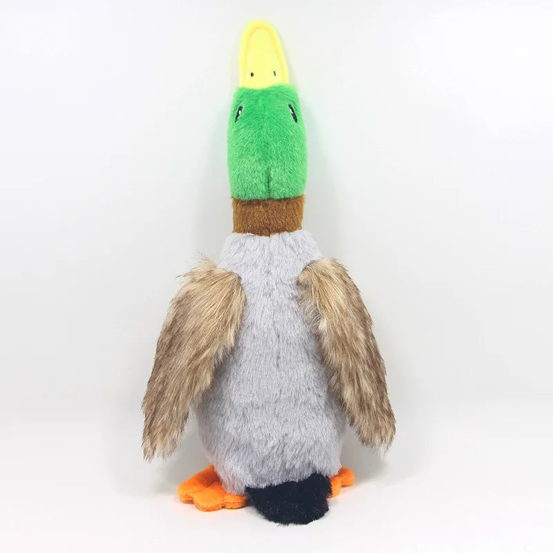 Cute Plush Duck Dogs Squeak Toys Funny Pet Play Intereactive Chew Toy for Small Medium Dog Pets Supplies Accessories