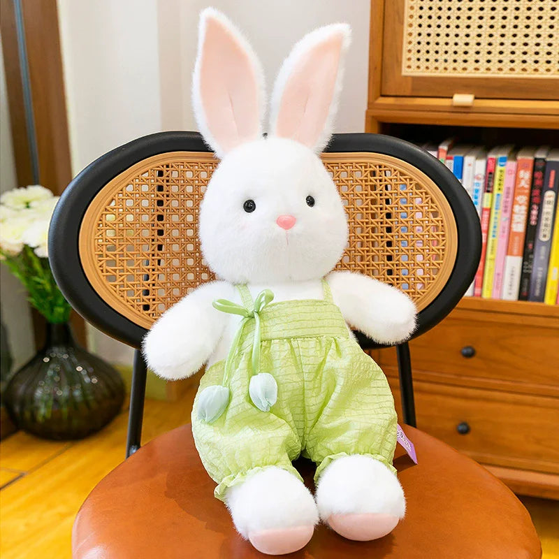 1pc30cm/11.81in Pacha Rabbit Plush Toys Creative Bunny Cute Cuddle Pillow Doll Scratcher Doll Pet Companion Toys Gift Giving Gif