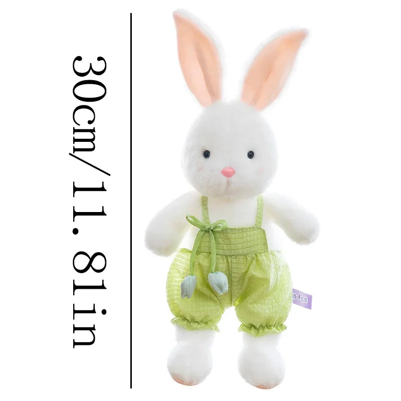 1pc30cm/11.81in Pacha Rabbit Plush Toys Creative Bunny Cute Cuddle Pillow Doll Scratcher Doll Pet Companion Toys Gift Giving Gif